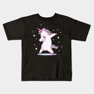 Dabbing Unicorn Pose Kids T-Shirt